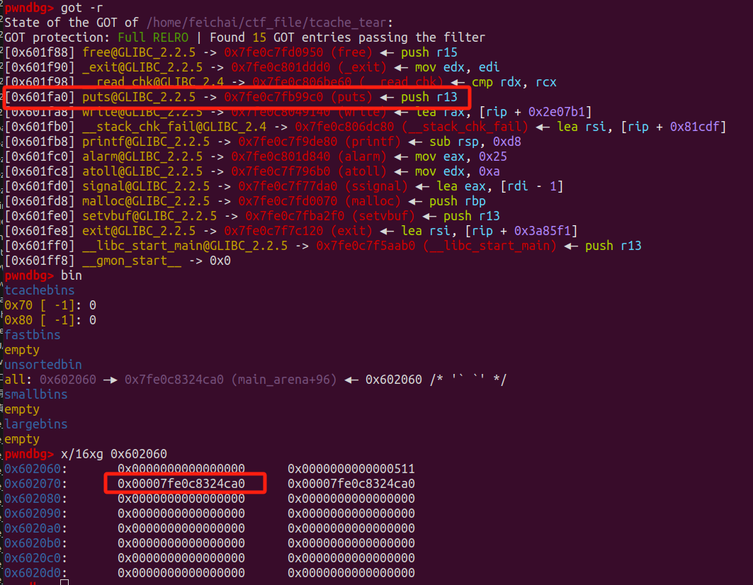 pwnable-tcache_tear-2